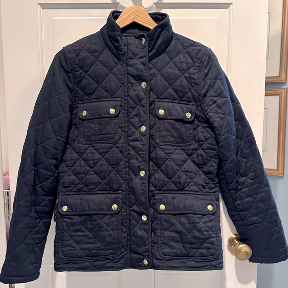 J. Crew Factory Jackets & Blazers - Navy J. Crew Mercantile Quilted Jacket